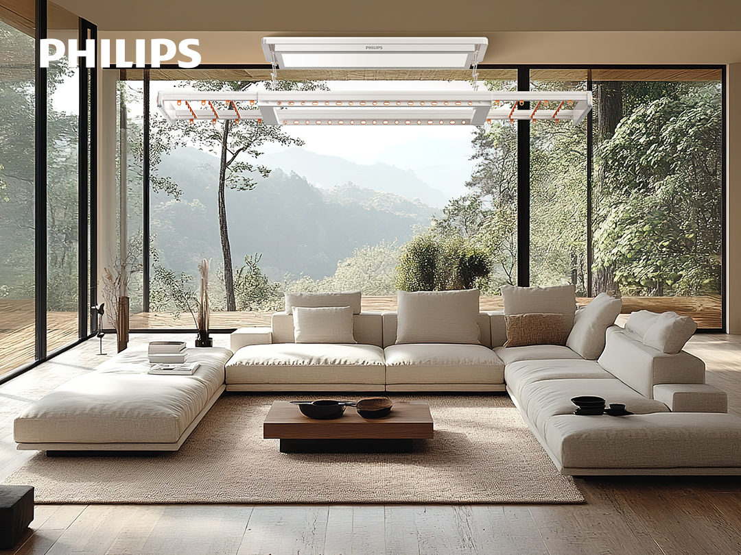 飞利浦智能晾衣架SDR606：晾晒不将就，生活更“声”动