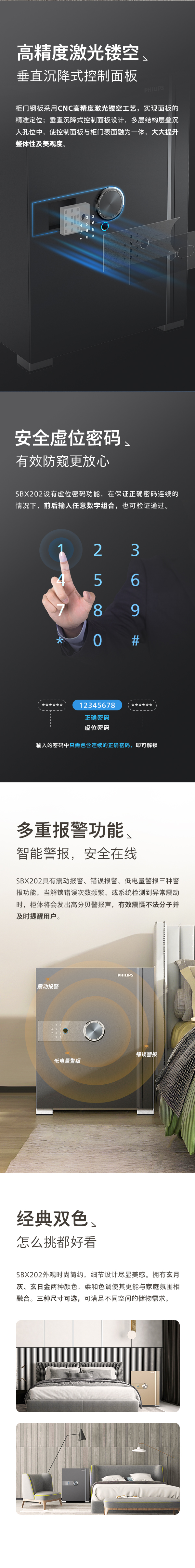 飞利浦保险柜SBX202